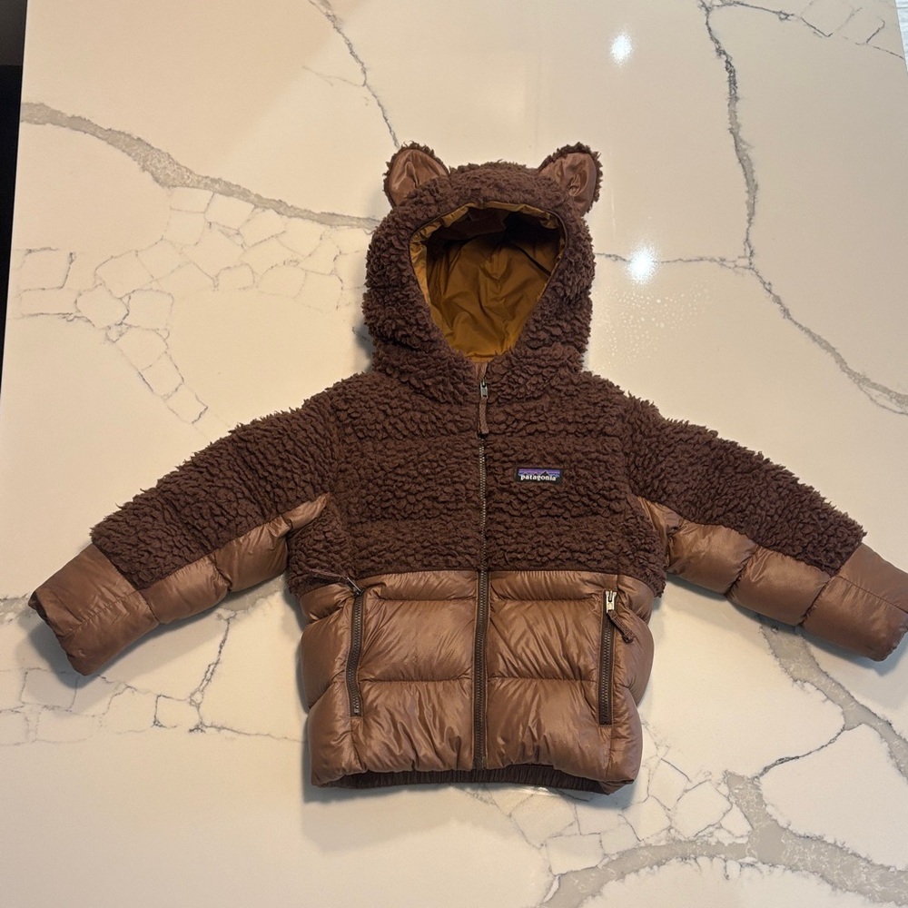 Patagonia Cozy Brown Teddy Jacket